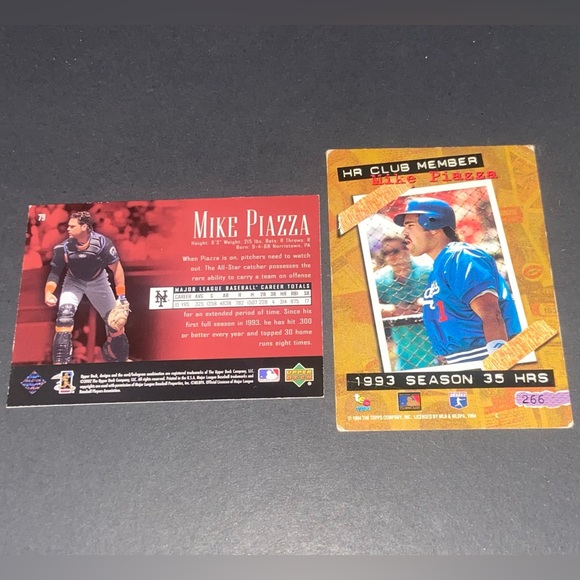 Mike Piazza cards 1994-2002 - Picture 2 of 6